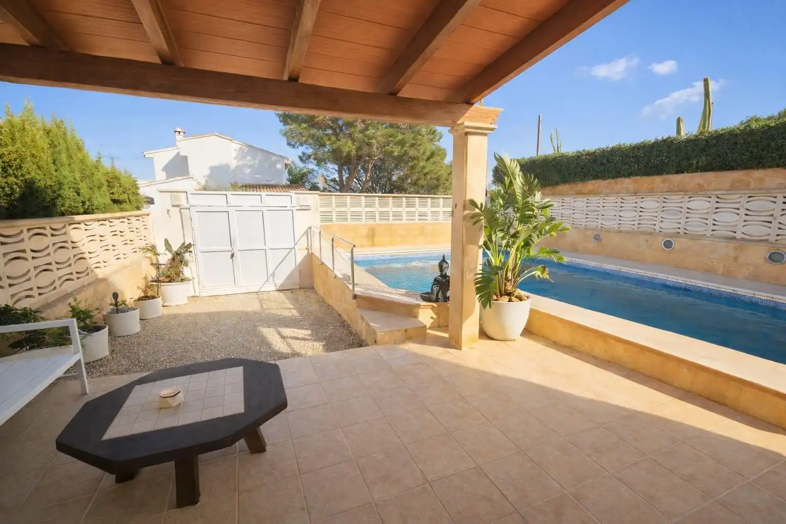 Swimming pool of Houses for sale in Llucmajor  with Air Conditioner, Private garden and Terrace