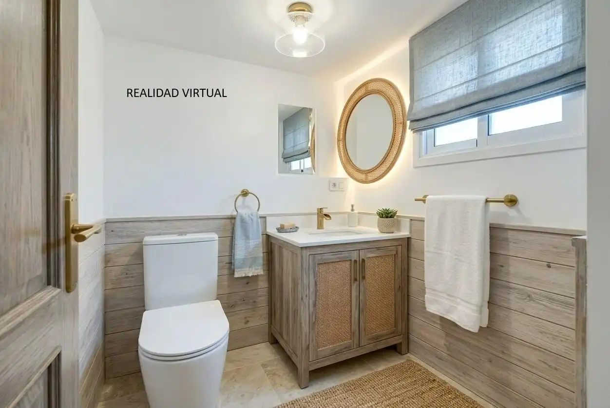 Badezimmer von Einfamilien-Reihenhaus zum Verkauf in Bormujos