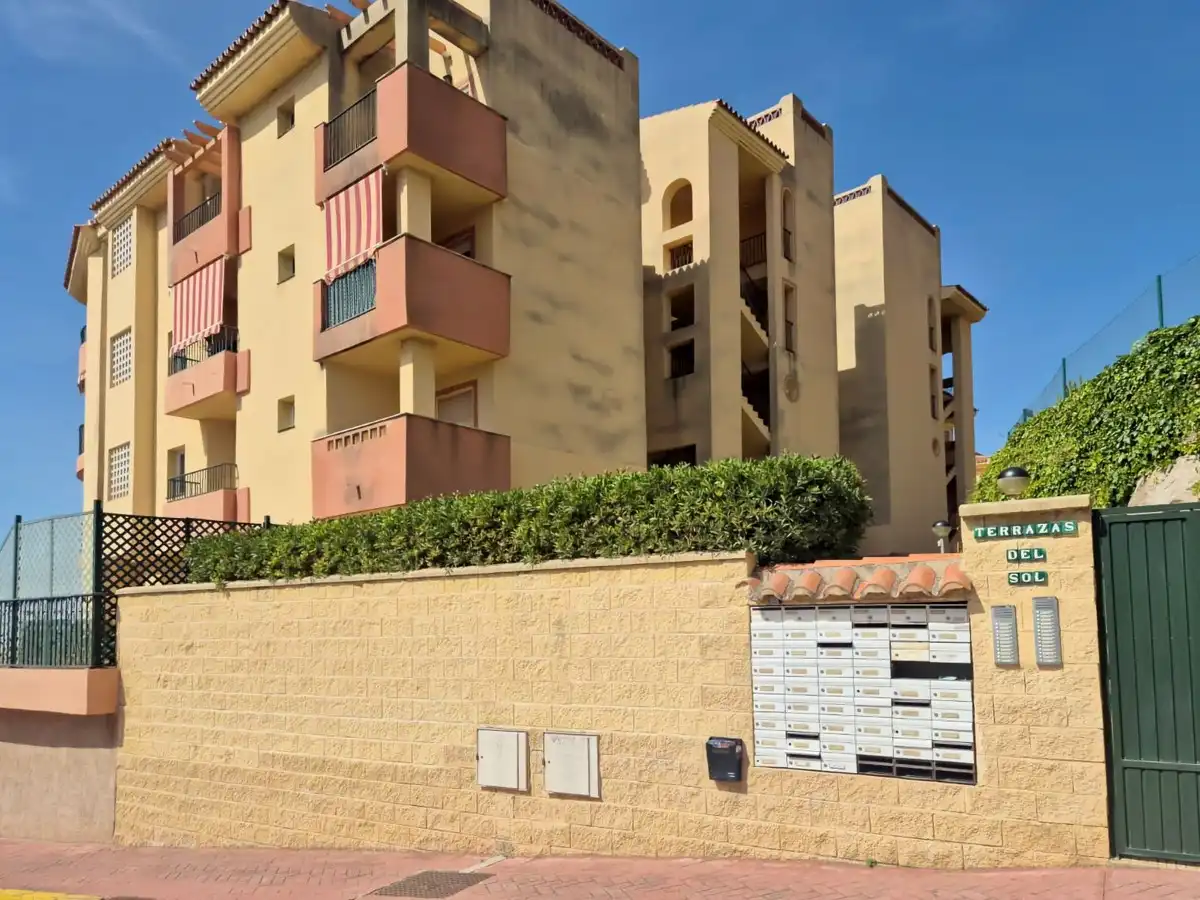 Vista exterior de Apartamento en venta en Mijas con Aire acondicionado, Calefacción y Piscina