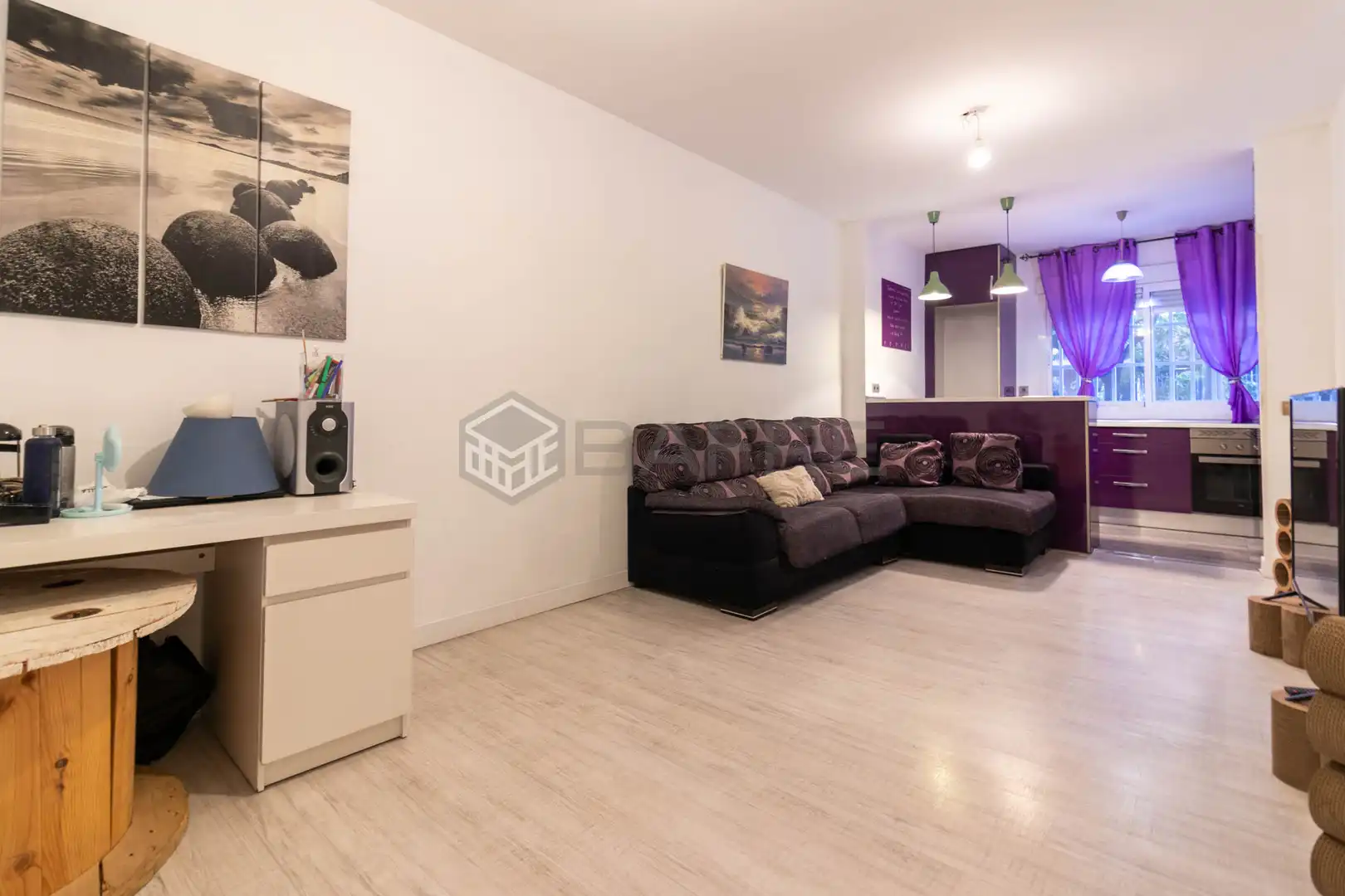 Sala d'estar de Pis en venda en Madrid amb Calefacció, Jardí privat i Terrassa