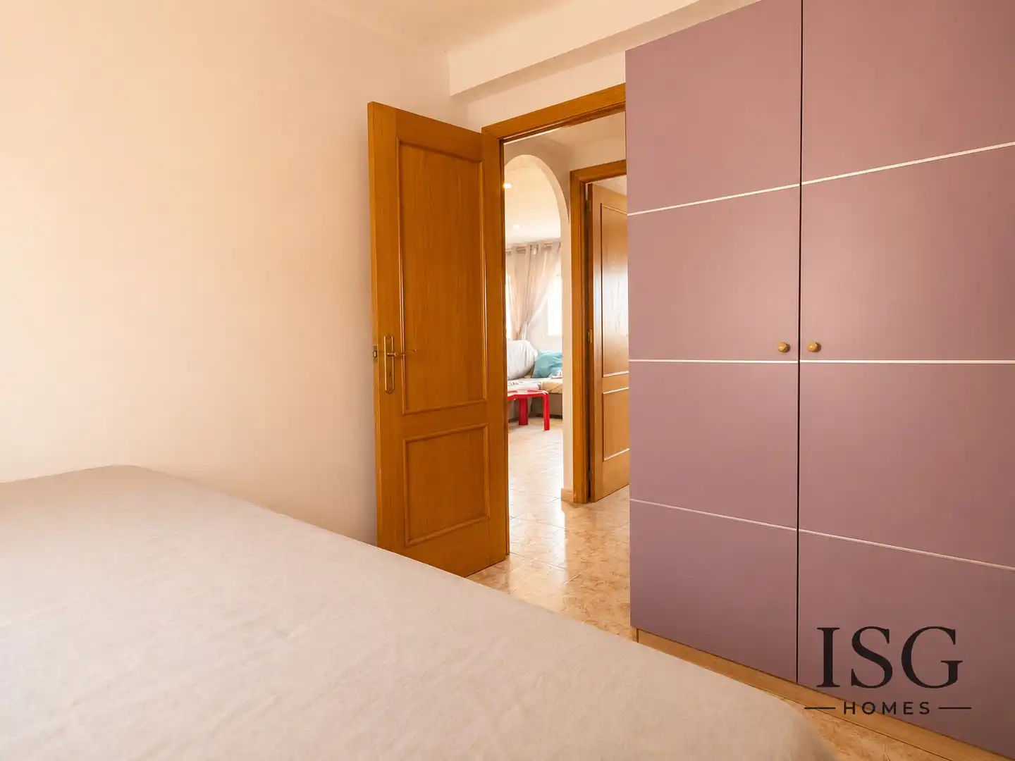 Schlafzimmer von Wohnung zum Verkauf in Tarragona mit Möbliert, Waschmaschine und Mikrowelle
