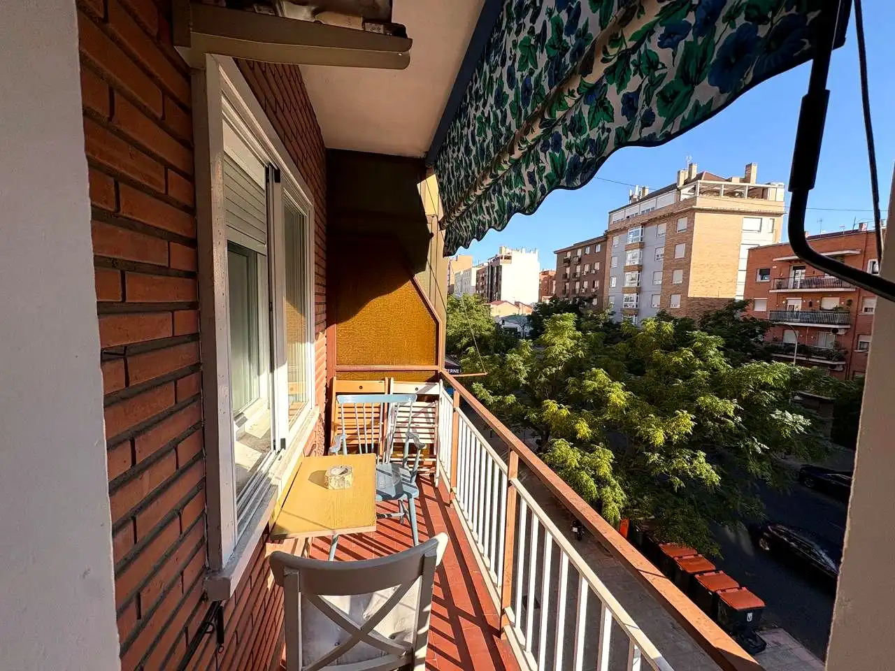 Balcony of Flat for rent in Madrid  with Air Conditioner, Heating and Terrace