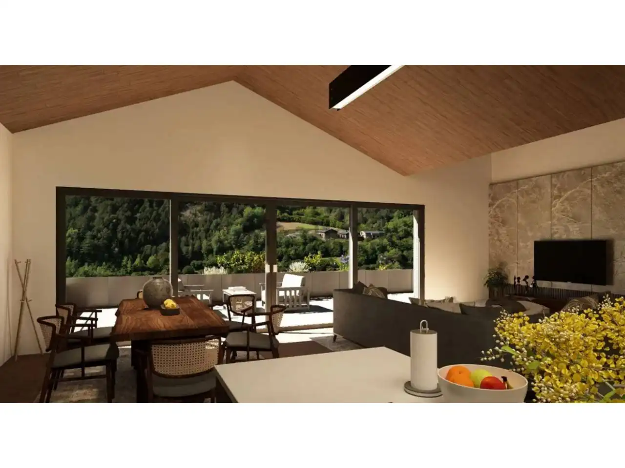 Terraza de Ático en venta en Ordino con Terraza y Alarma