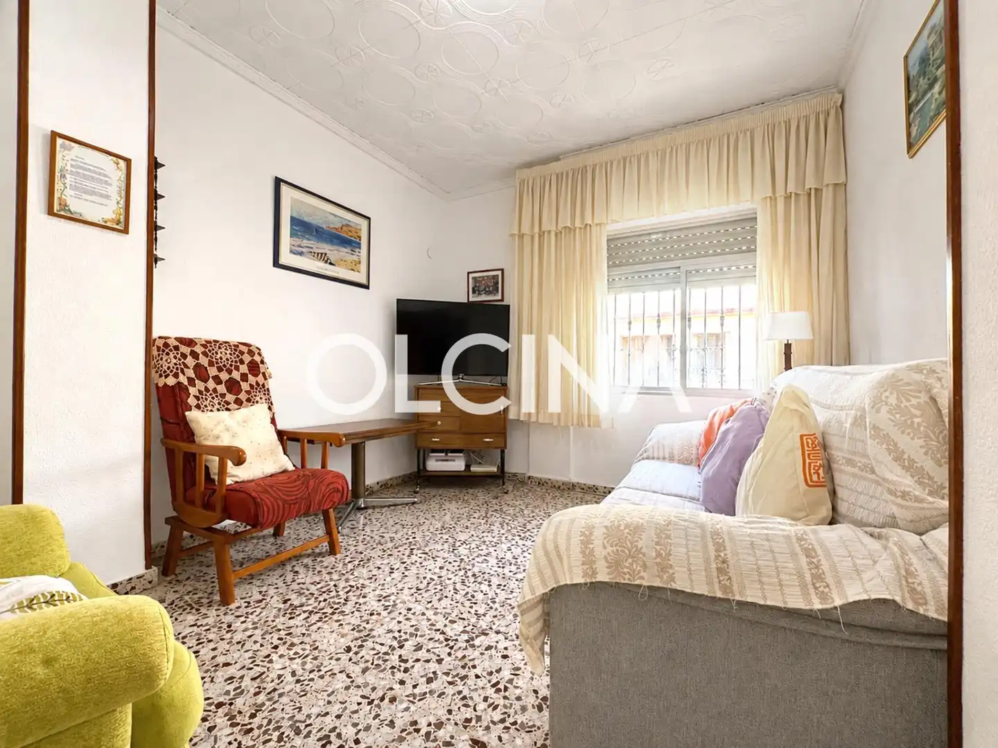 Sala de estar de Casa o chalet en venta en Ibi con Aire acondicionado y Amueblado