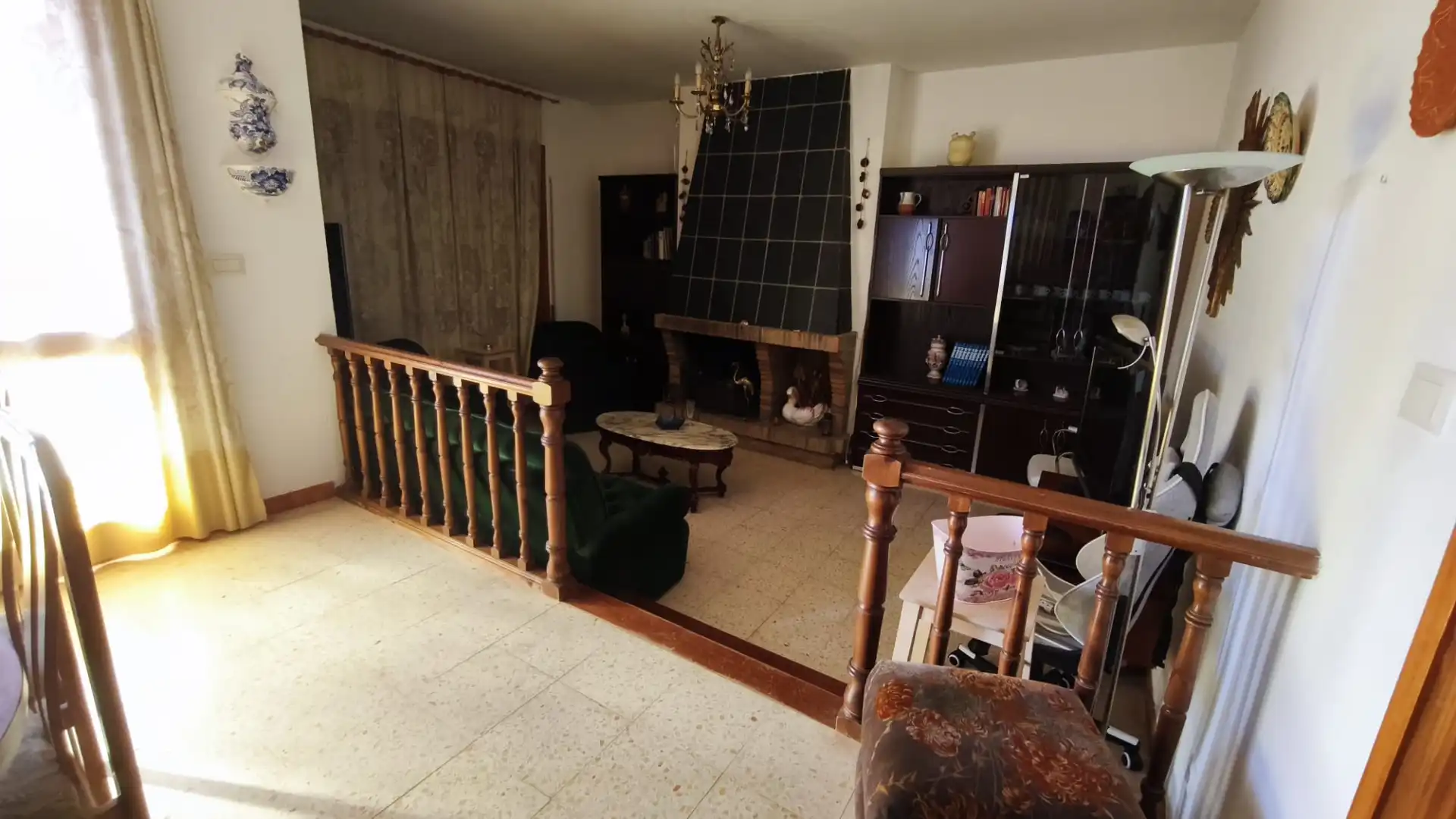Sala d'estar de Casa o xalet en venda en Cervelló amb Jardí privat, Terrassa i Piscina