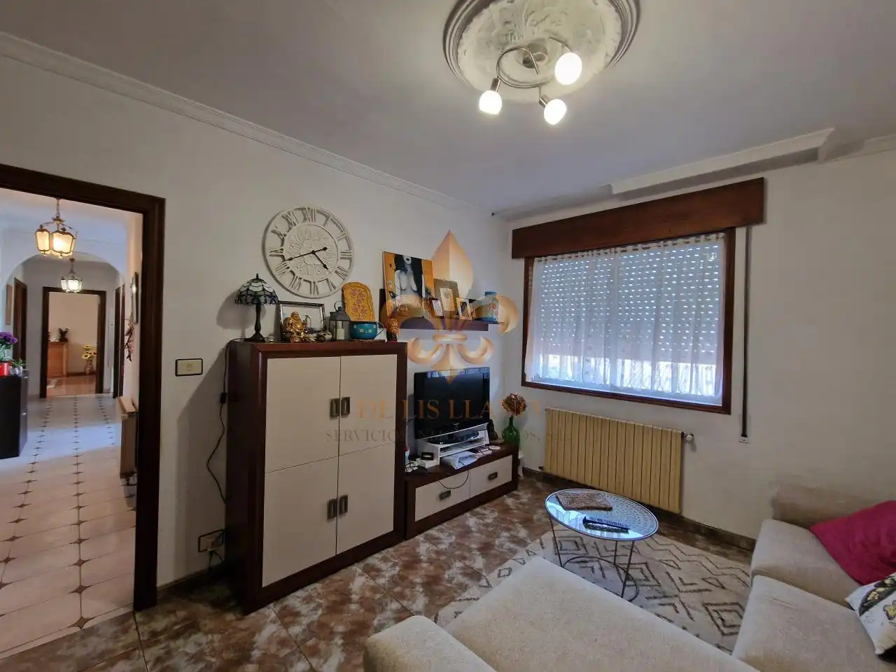 Sala d'estar de Casa o xalet en venda en O Rosal   amb Calefacció, Jardí privat i Terrassa