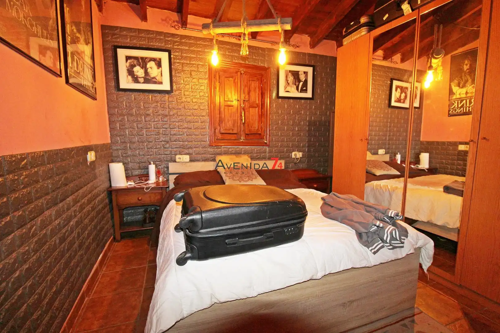 Schlafzimmer von Haus oder Chalet zum Verkauf in Lorca mit Klimaanlage, Heizung und Privatgarten