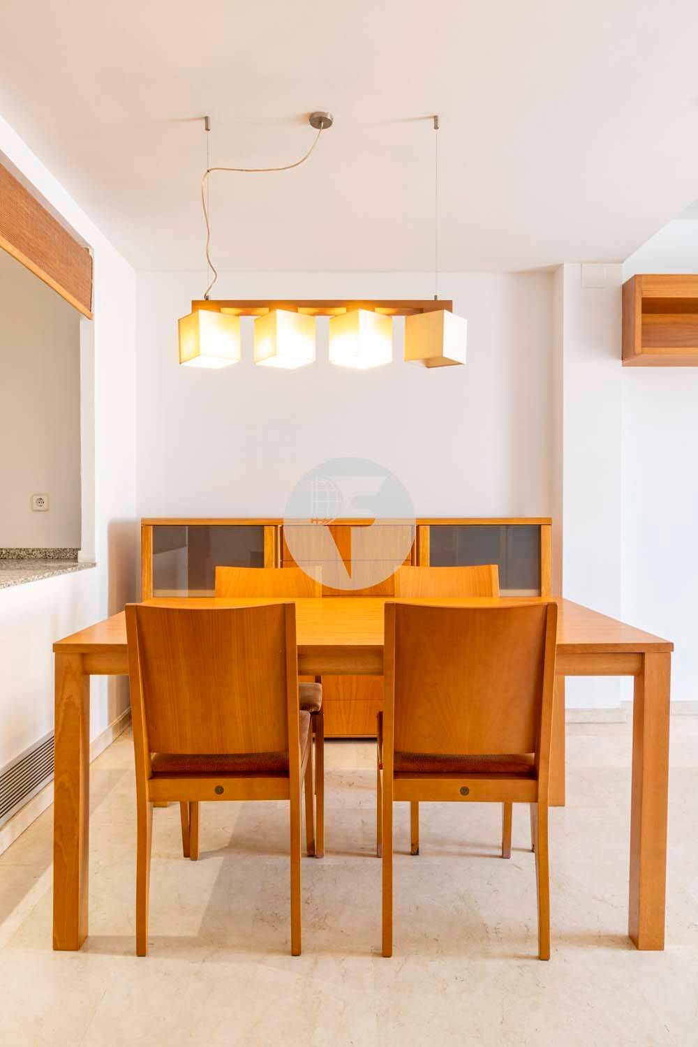 Comedor de Piso de alquiler en  Barcelona Capital con Aire acondicionado, Amueblado y Balcón