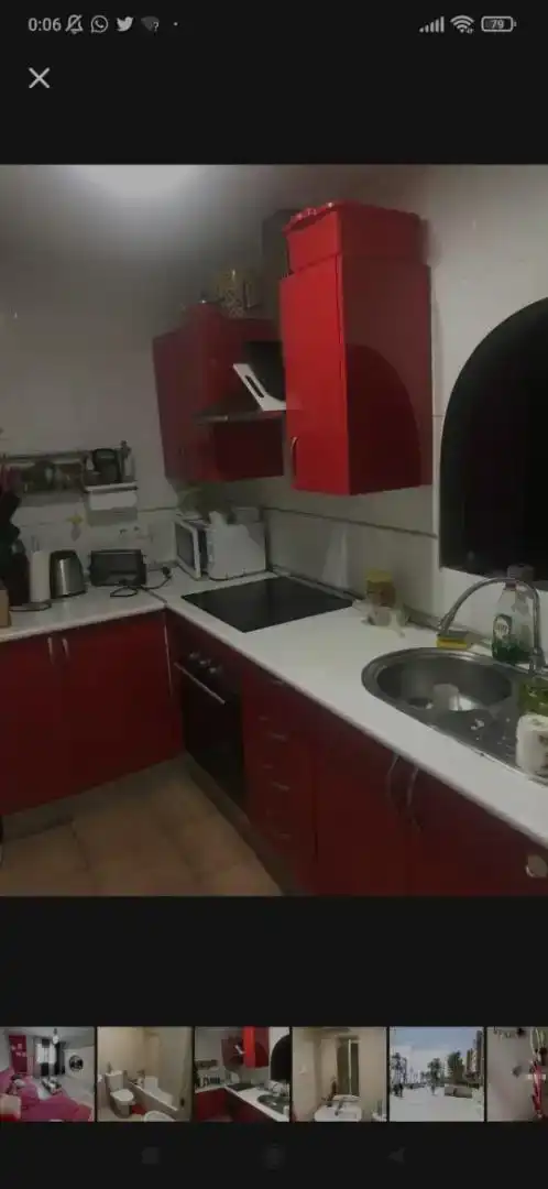 Kitchen of Flat for share in Málaga  with Furnished, Oven and Washing machine