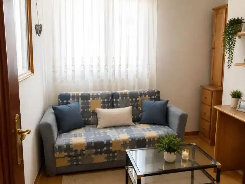 Sala de estar de Piso en venta en Vigo  con Jardín privado, Trastero y Amueblado