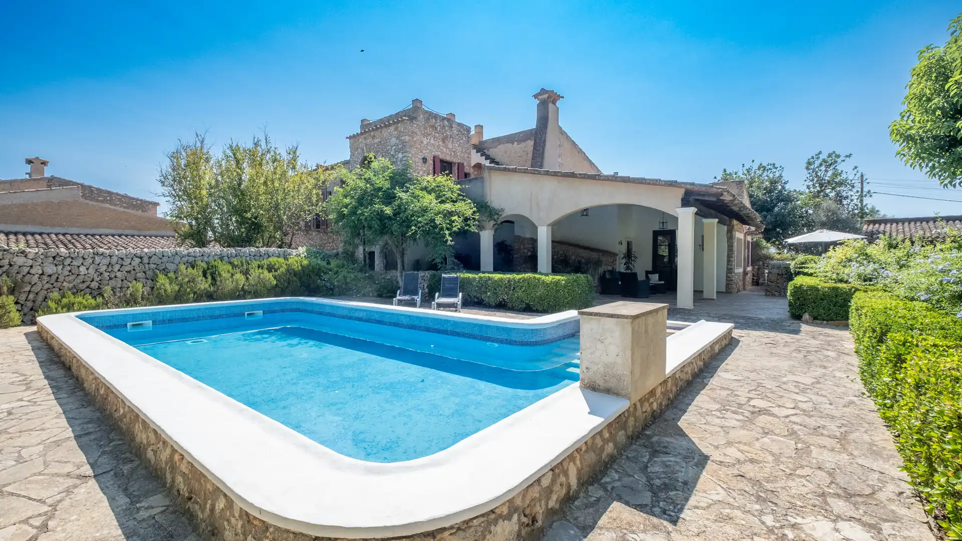 Swimming pool of Country homes for sale in Felanitx  with Heating, Terrace and Storage room