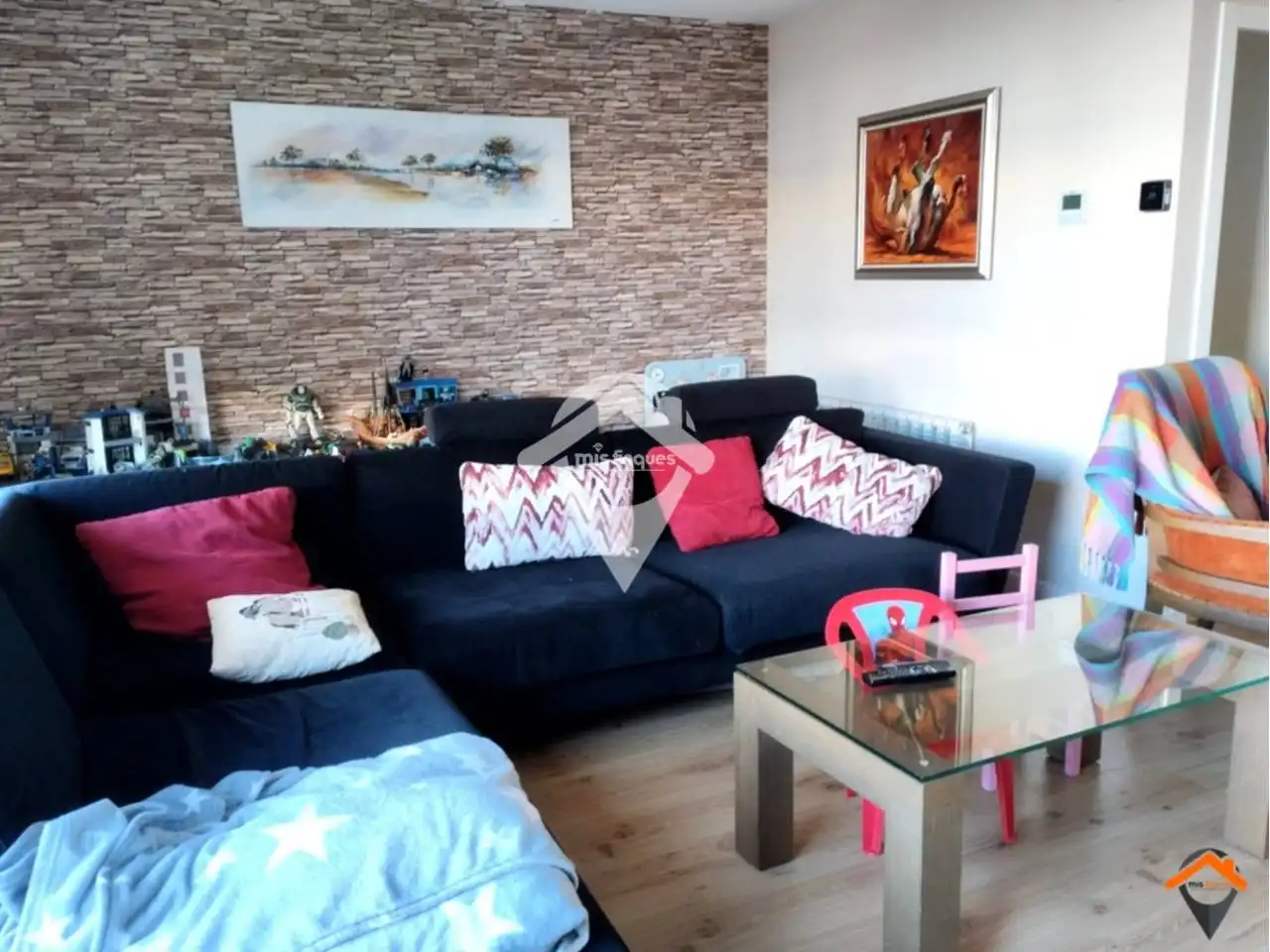 Sala d'estar de Casa o xalet en venda en Sant Quirze del Vallès amb Aire condicionat, Calefacció i Jardí privat