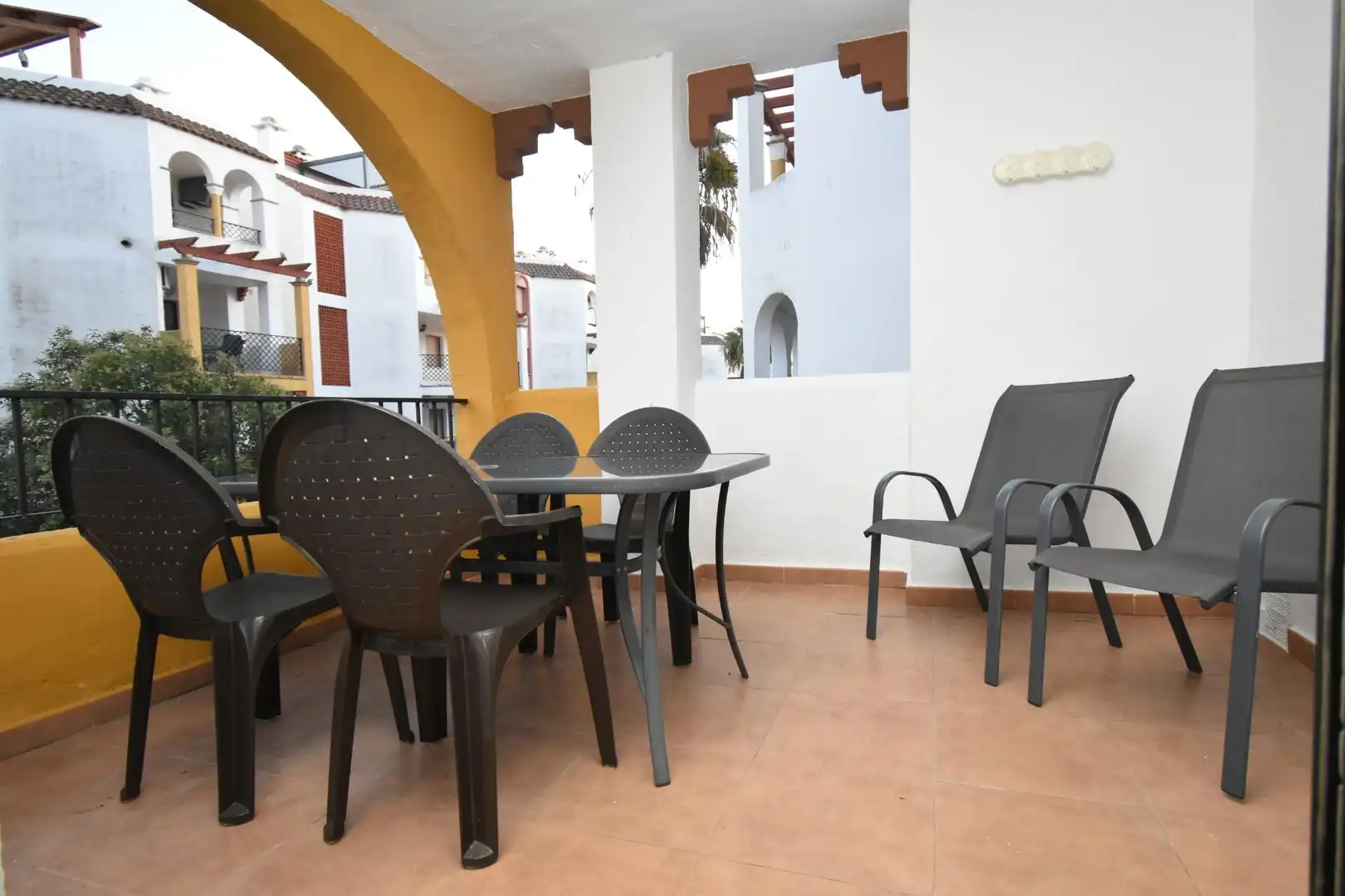 Terraza de Apartamento en venta en Zahara de los Atunes con Aire acondicionado, Calefacción y Jardín privado