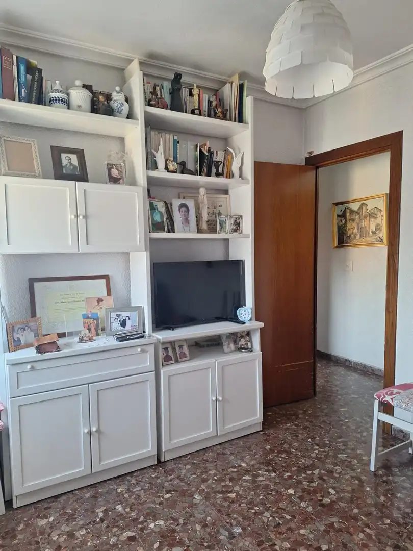 Sala d'estar de Pis de lloguer en Murcia amb Aire condicionat, Moblat i Balcó
