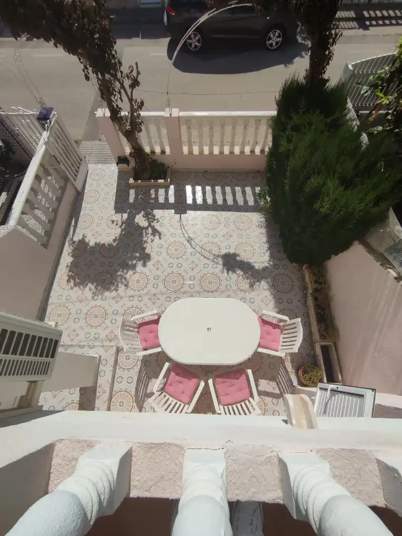 Terraza de Casa adosada en venta en San Pedro del Pinatar con Aire acondicionado, Calefacción y Jardín privado