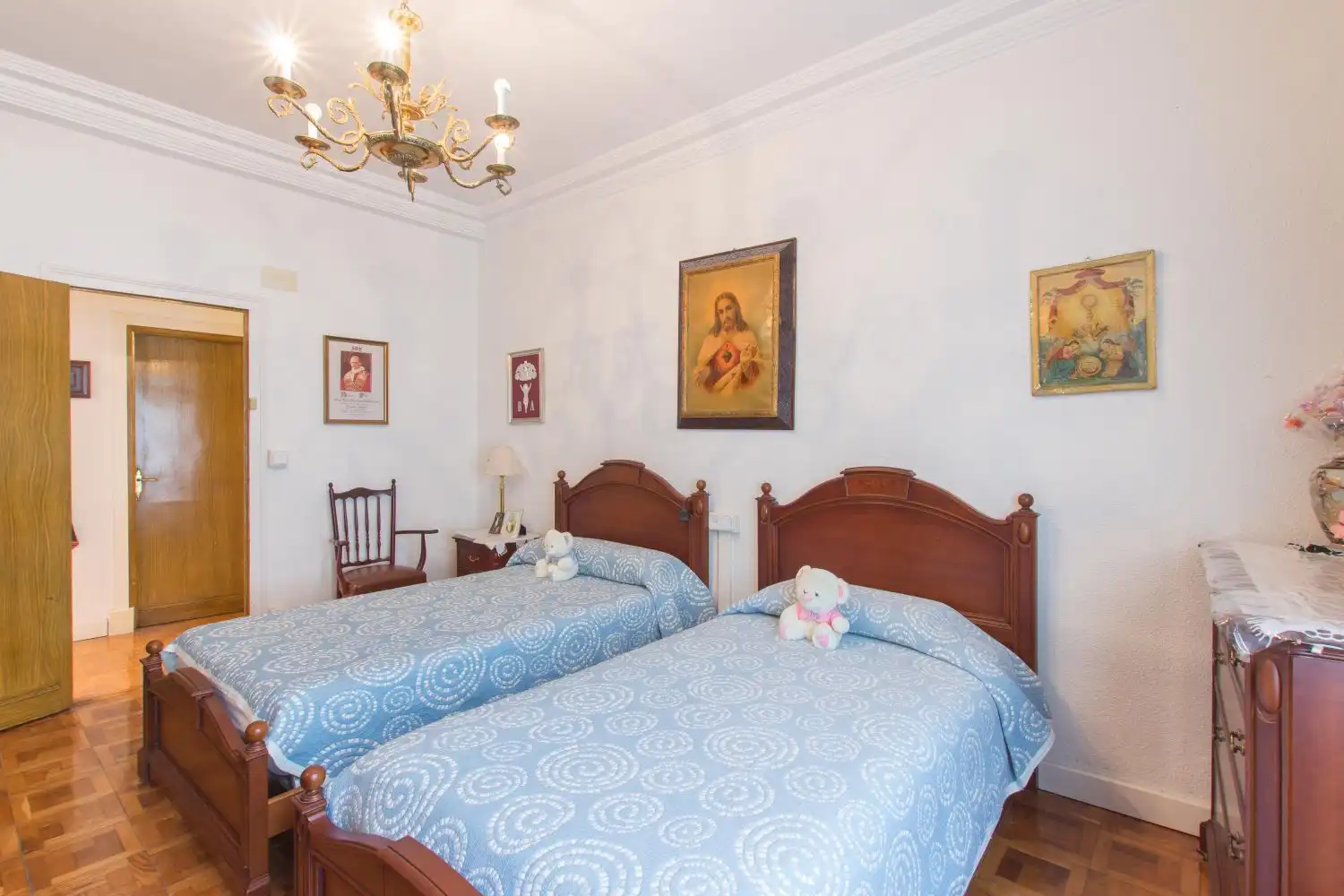 Bedroom of Flat for sale in  Pamplona / Iruña  with Heating and Balcony