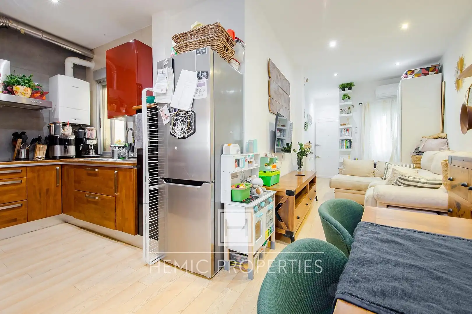 Cocina de Apartamento en venta en Madrid con Aire acondicionado, Calefacción y Parquet