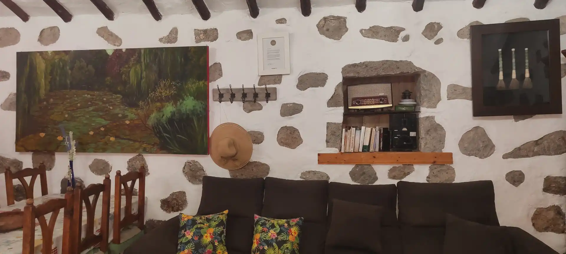 Sala de estar de Finca rústica en venta en Agüimes con Amueblado, Horno y TV