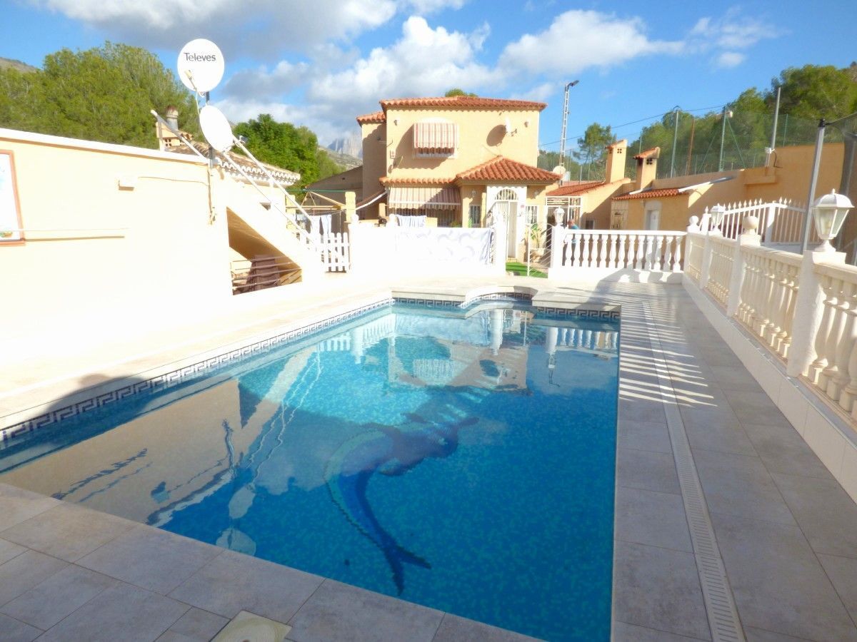 Piscina de Casa o chalet en venta en Villajoyosa / La Vila Joiosa con Calefacción, Jardín privado y Terraza