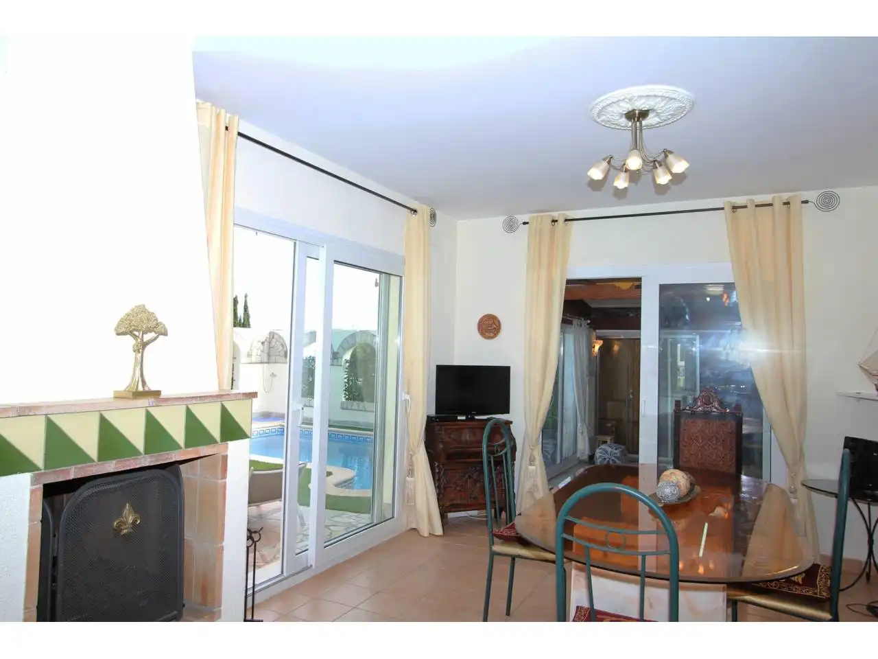 Dining room of Houses for sale in Lloret de Mar  with Air Conditioner, Heating and Private garden