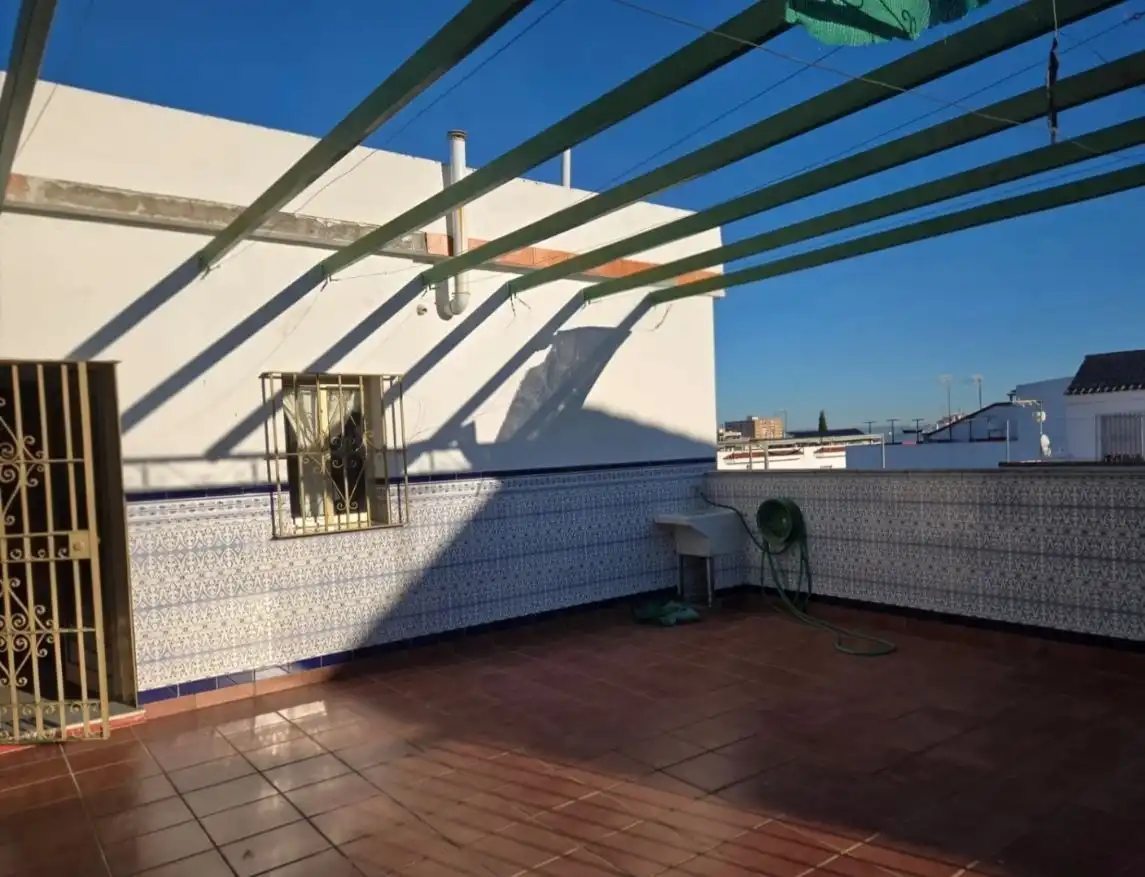 Terrassa de Casa adosada en venda en Mairena del Aljarafe amb Aire condicionat, Terrassa i Moblat