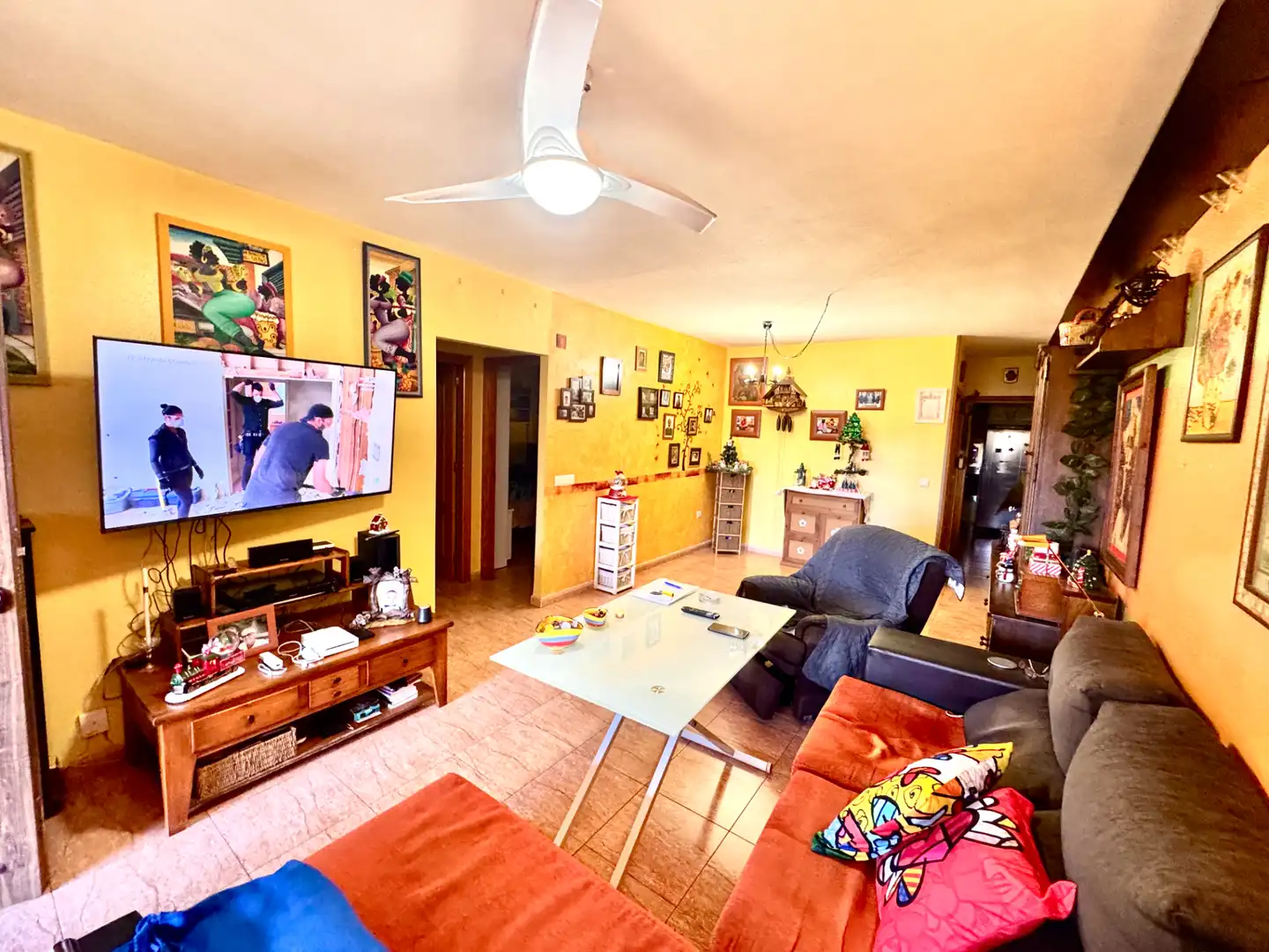 Living room of Ground floor for sale in El Ejido  with Air Conditioner, Private garden and Terrace