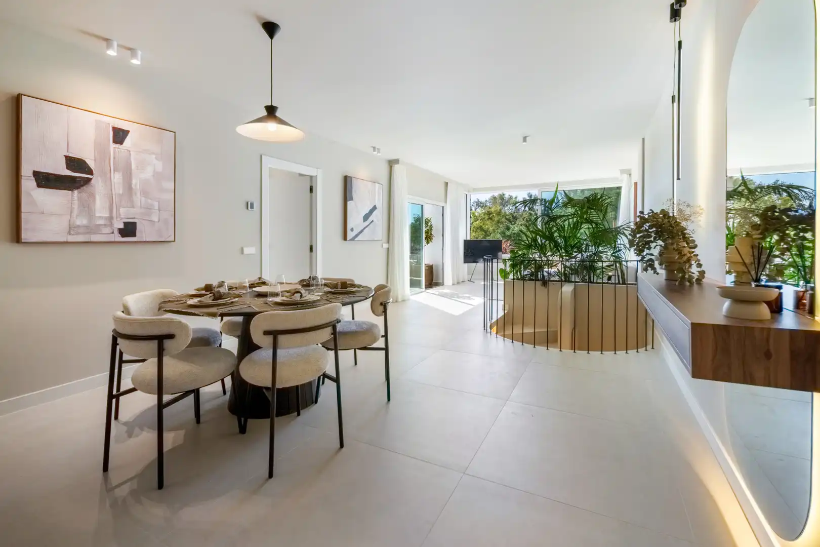 Dining room of Apartments for sale in Benahavís  with Air Conditioner, Terrace and Swimming Pool
