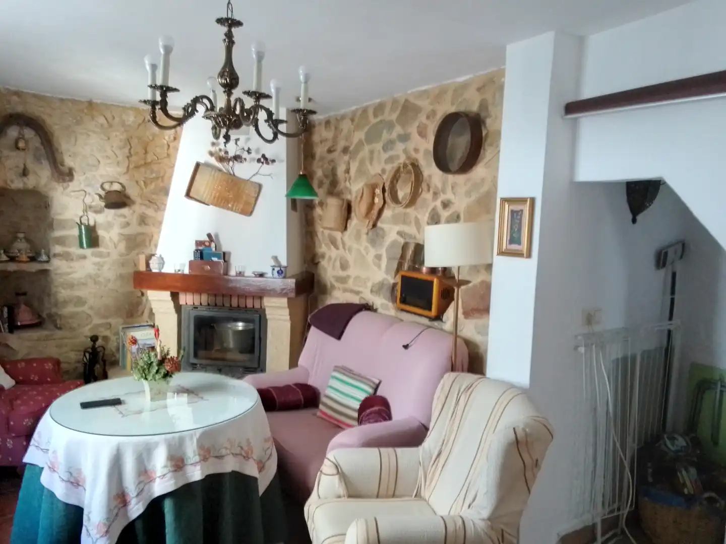 Living room of Country homes for sale in Villaluenga del Rosario  with Heating, Furnished and Washing machine
