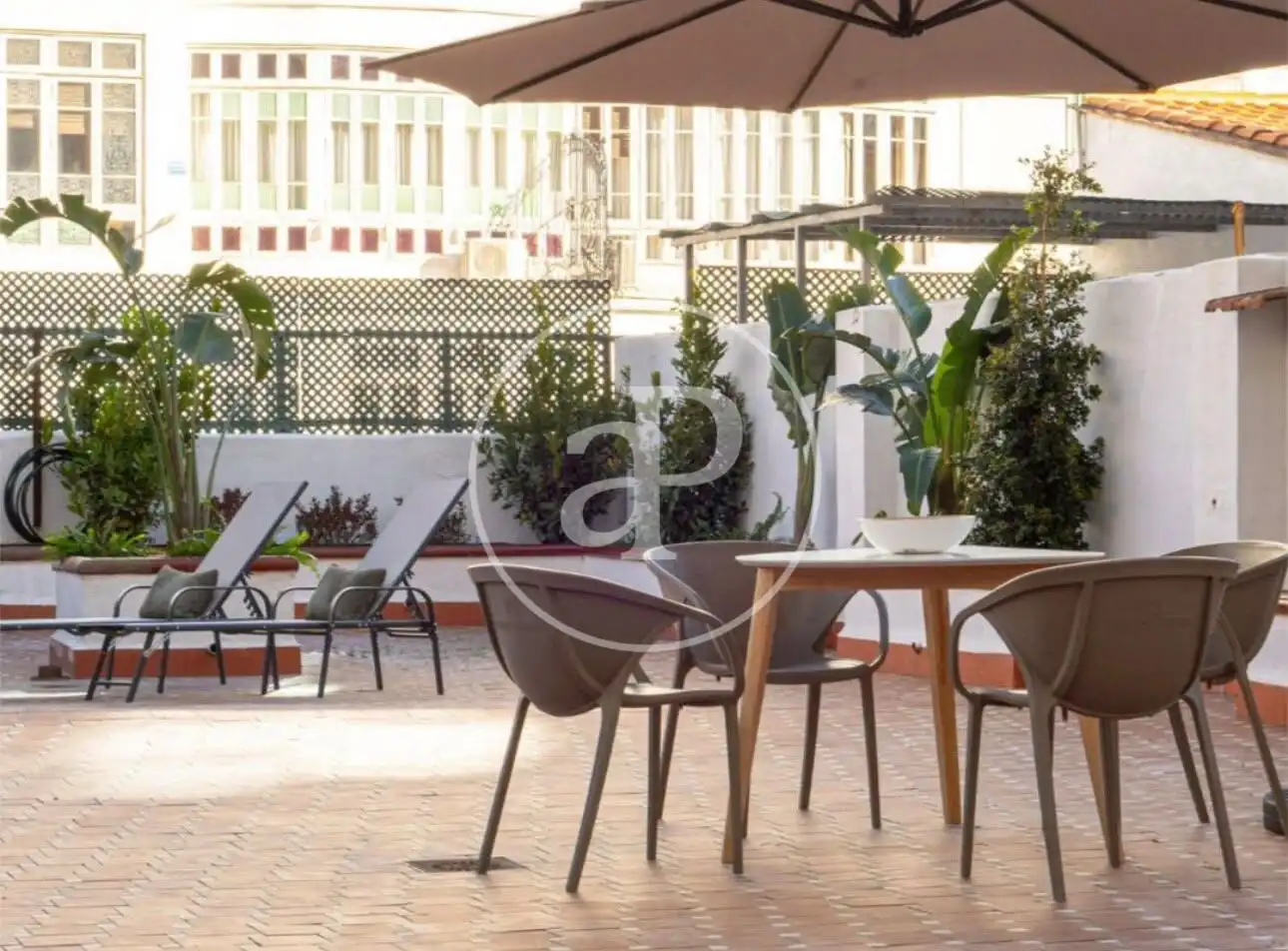 Terraza de Piso de alquiler en Valencia con Aire acondicionado, Calefacción y Terraza