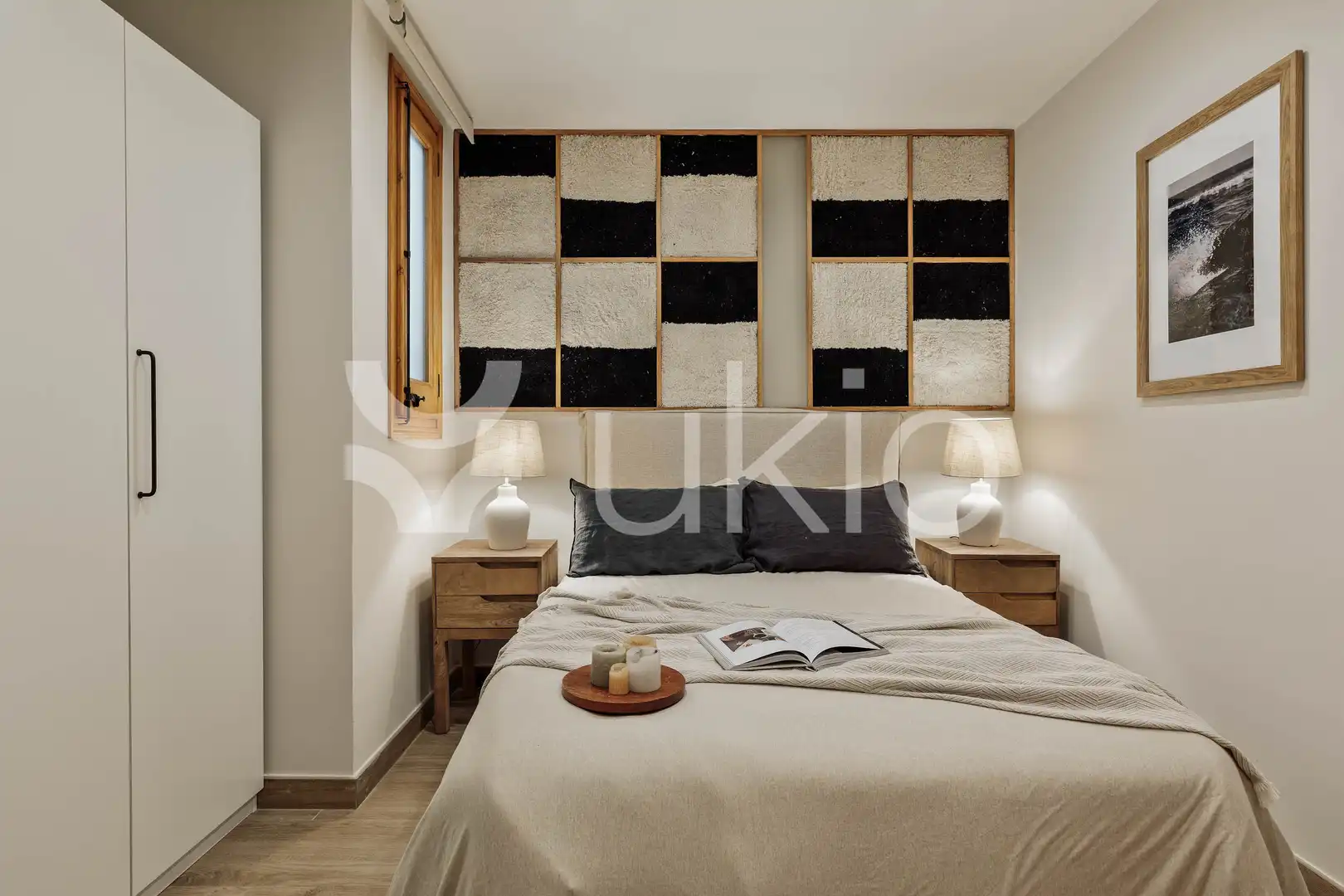 Habitación de Apartamento de alquiler en Barcelona con Aire acondicionado, Calefacción y Amueblado