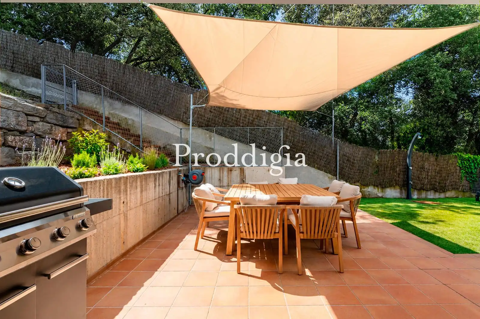 Terraza de Casa o chalet de alquiler en Barcelona con Aire acondicionado, Calefacción y Amueblado