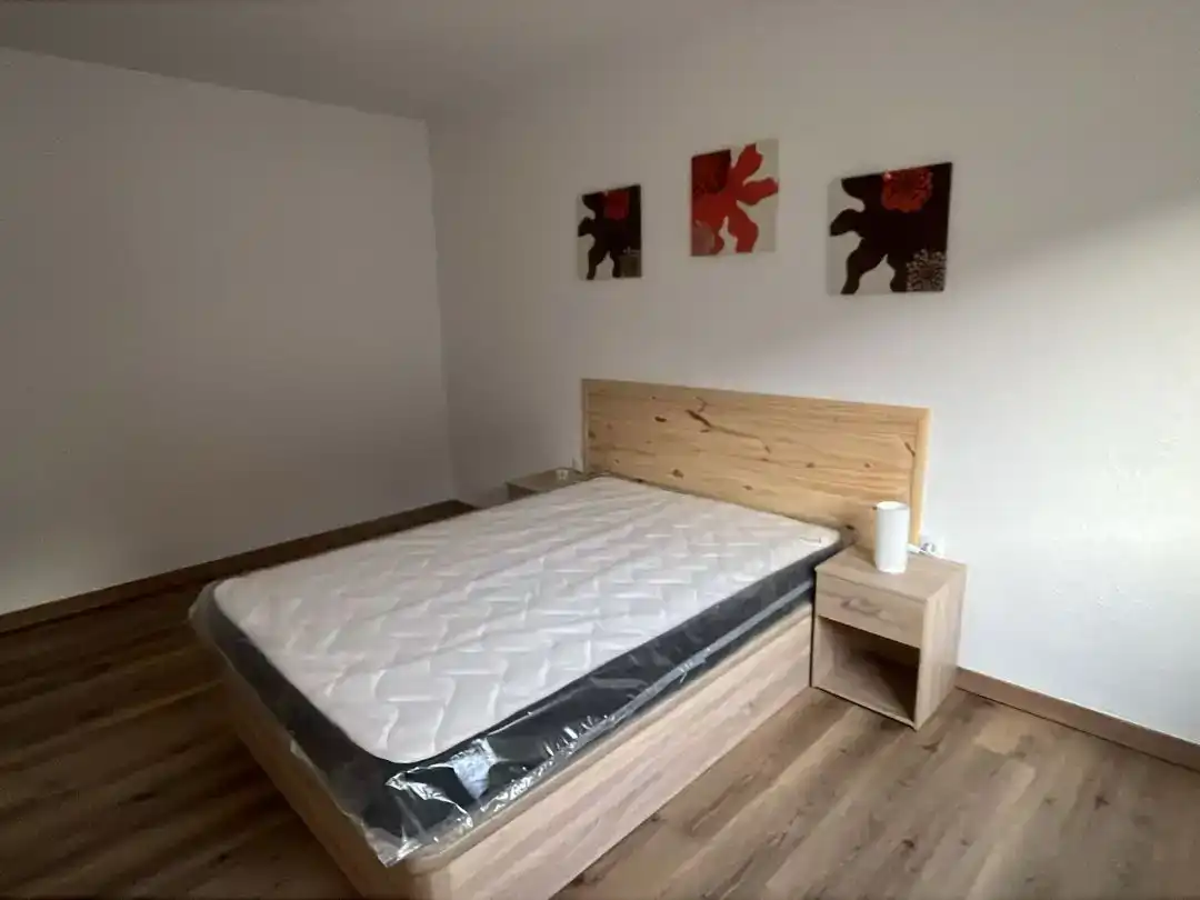Bedroom of Flat for rent in Degaña  with Parquet flooring and Furnished