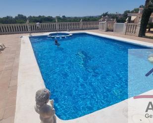 Swimming pool of House or chalet for sale in Manises  with Air Conditioner, Terrace and Storage room