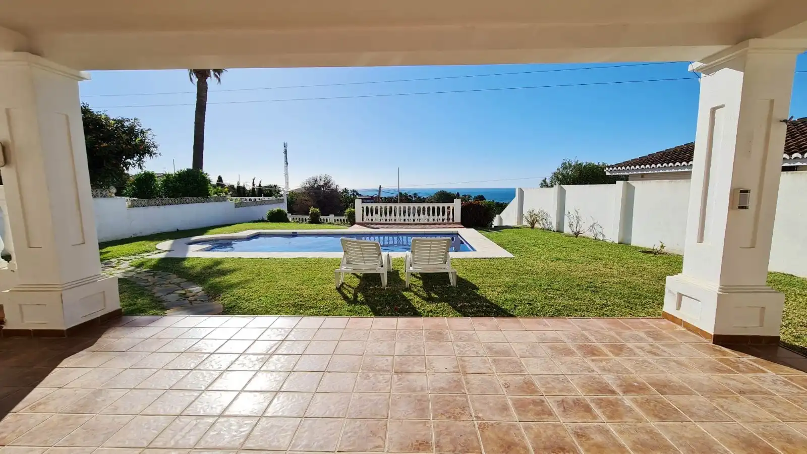 Jardí de Casa o xalet en venda en Benalmádena amb Aire condicionat, Jardí privat i Terrassa