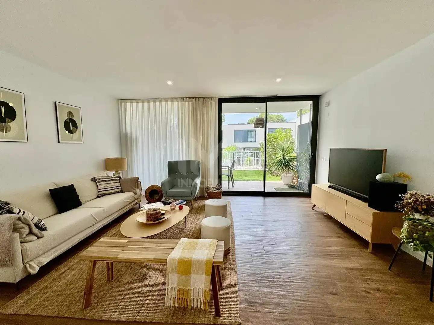 Living room of Detached homes for rent in L'Eliana  with Air Conditioner, Heating and Private garden