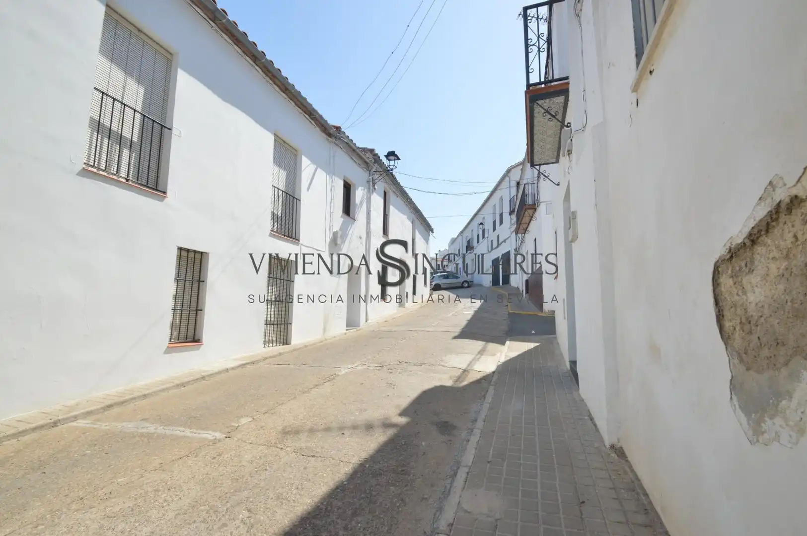 Vista exterior de Casa adosada en venta en Cazalla de la Sierra con Aire acondicionado, Calefacción y Terraza