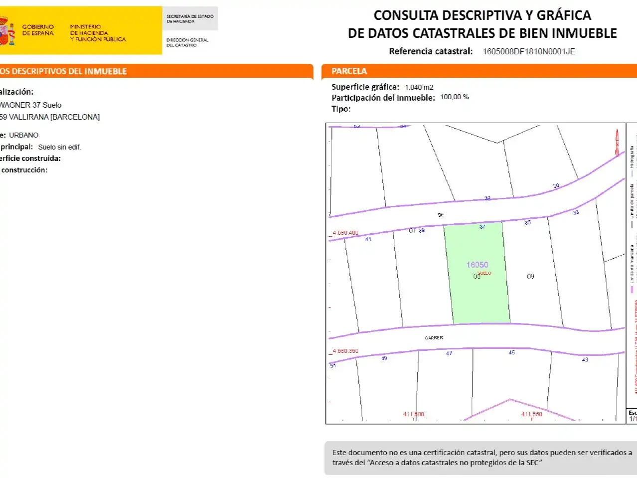 Terreny residencial en venda a Wagner 37, imagen 11
