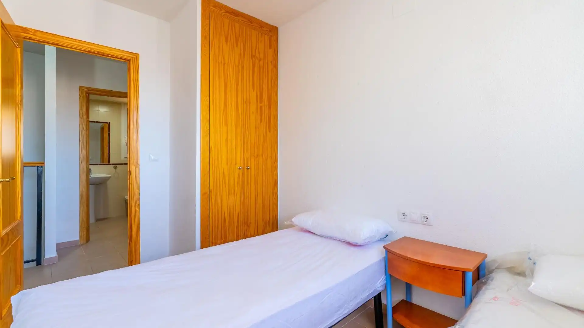Bedroom of Attic for rent in Villajoyosa / La Vila Joiosa  with Air Conditioner, Heating and Private garden