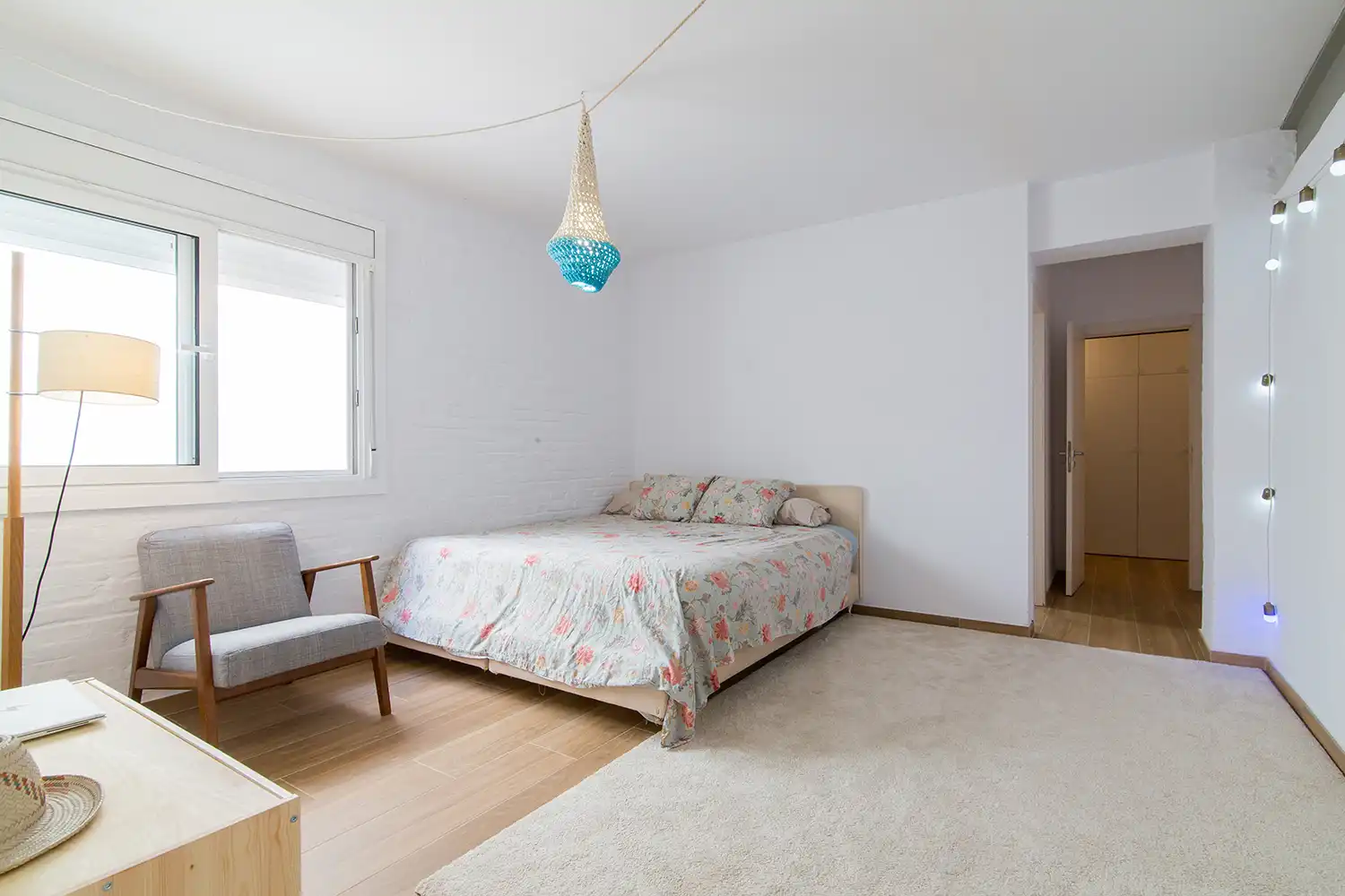 Schlafzimmer von Wohnung zum Verkauf in Caldes d'Estrac mit Privatgarten, Terrasse und Balkon