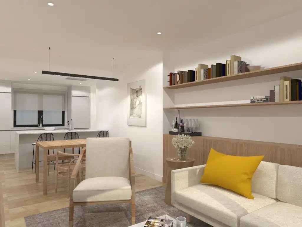 Living room of Flat for sale in Carballo  with Heating and Storage room