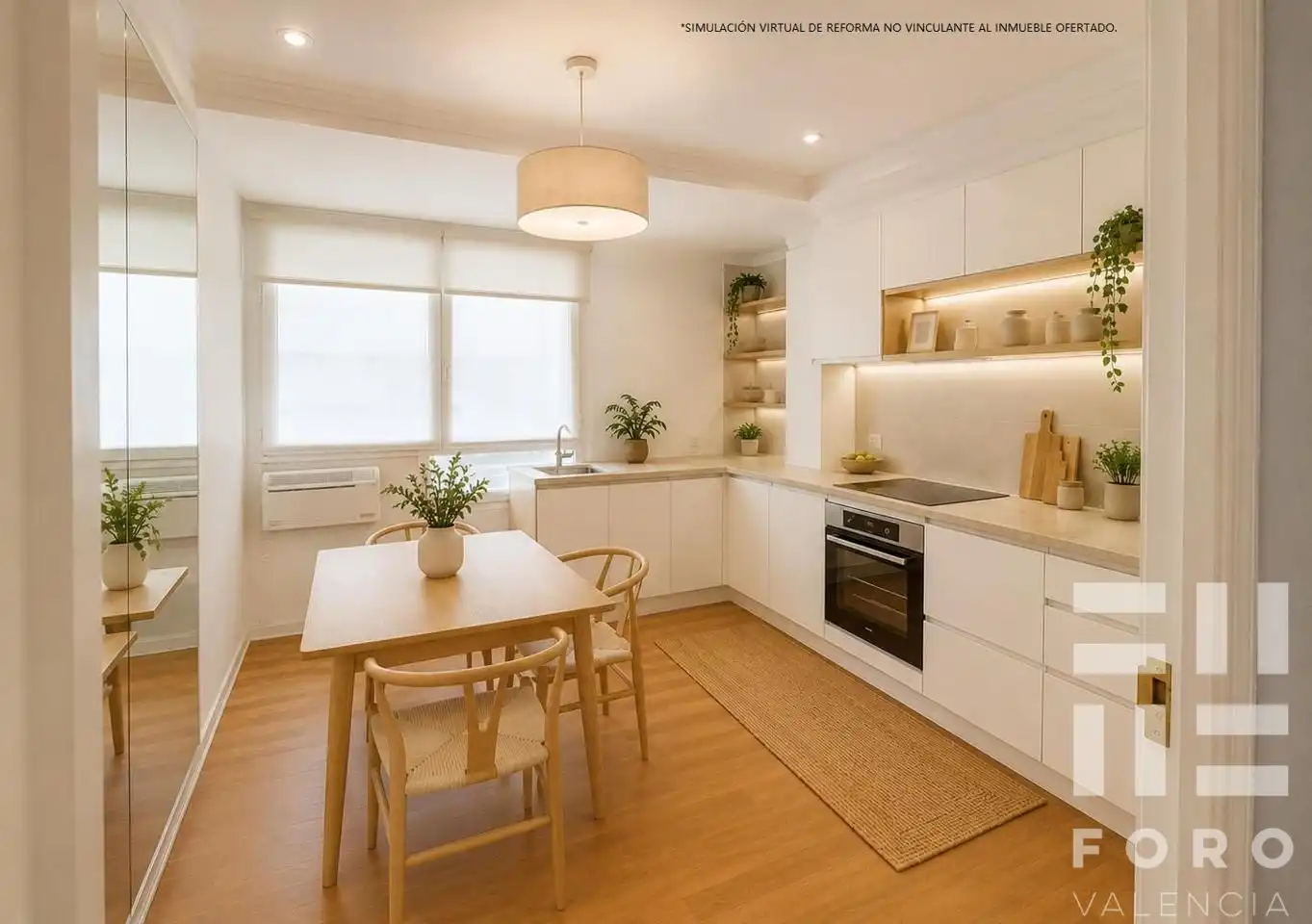 Cocina de Piso en venta en Valencia con Aire acondicionado y Terraza