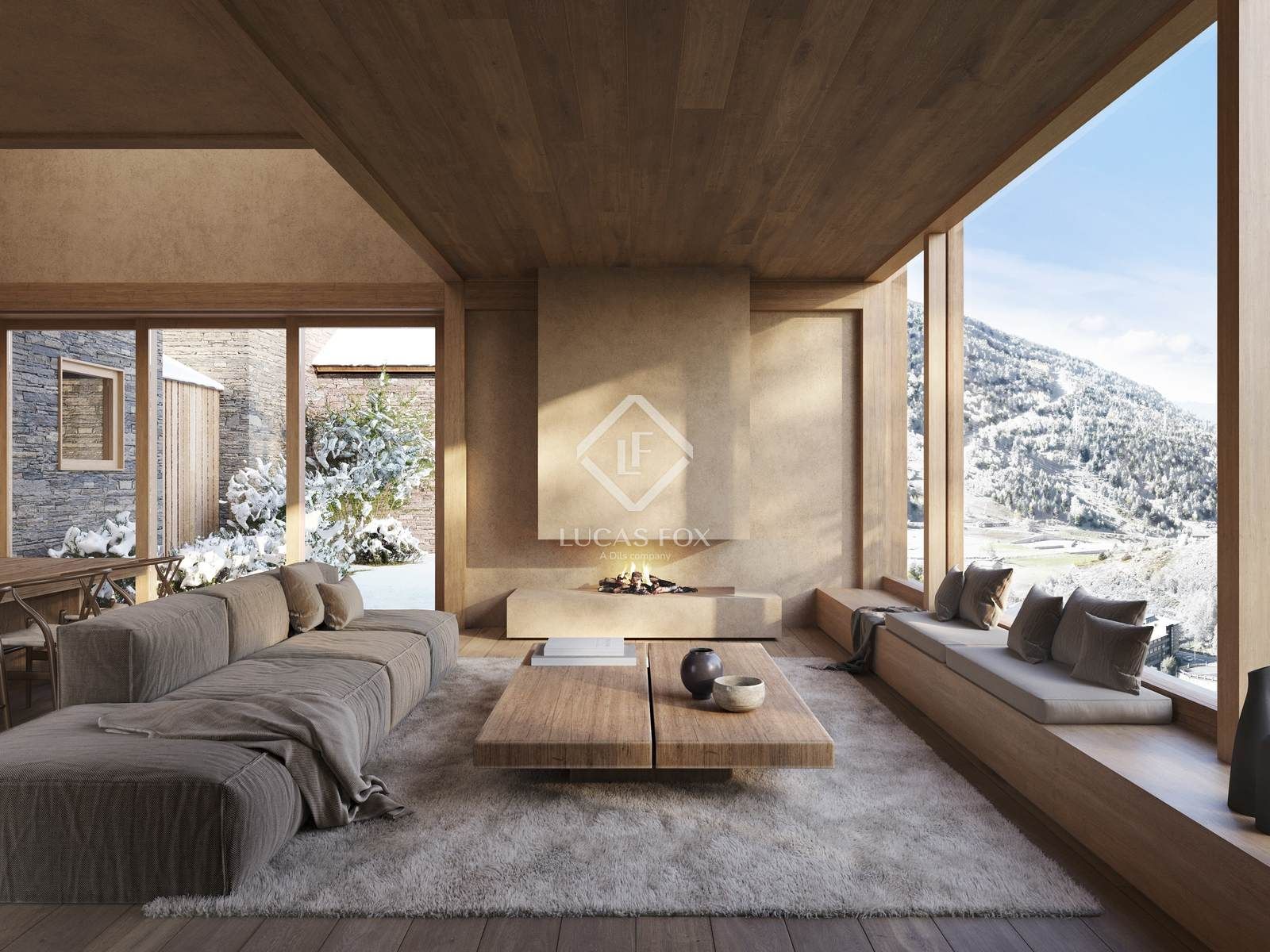 Sala de estar de Casa o chalet en venta en Canillo con Calefacción, Jardín privado y Terraza