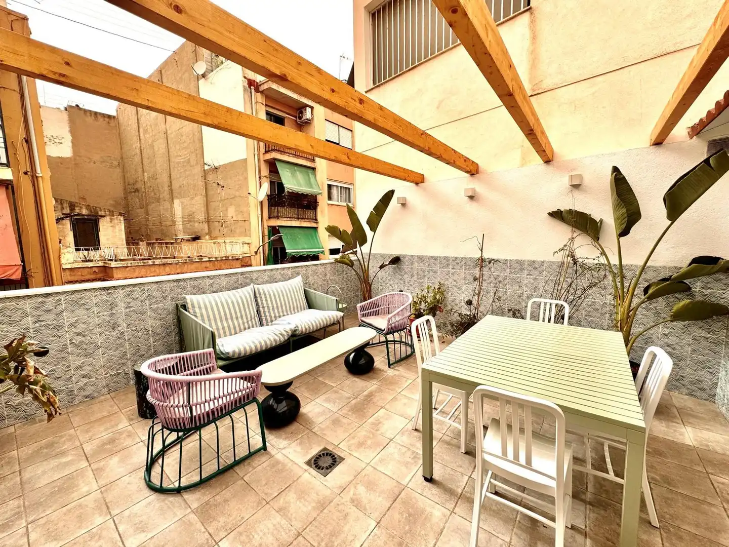 Terrassa de Casa o xalet de lloguer en Alicante / Alacant amb Aire condicionat, Terrassa i Moblat
