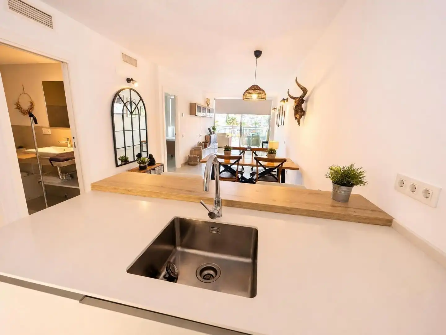 Cocina de Apartamento en venta en Torrequebrada