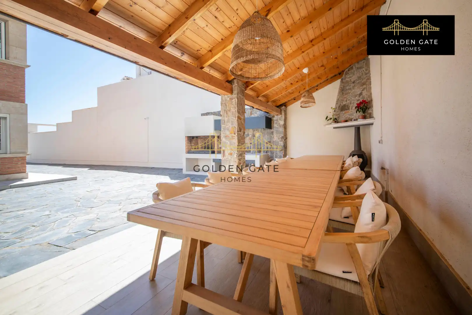 Terraza de Casa o chalet en venta en Badalona con Aire acondicionado, Calefacción y Jardín privado