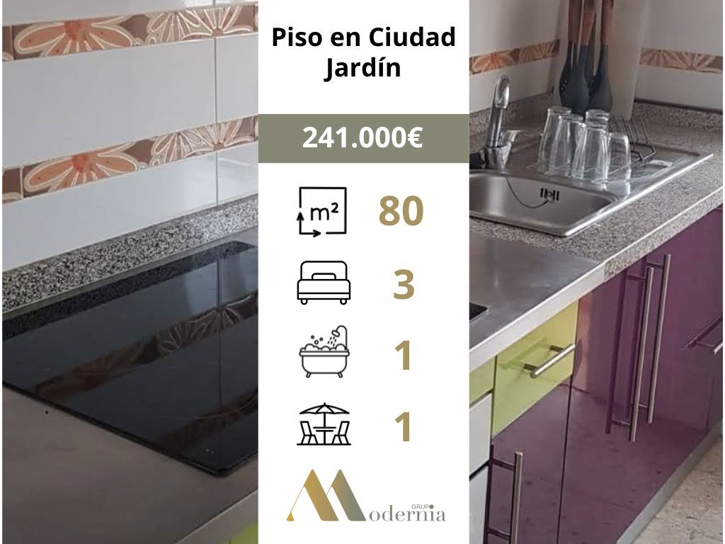 Jardín de Piso en venta en Málaga Capital con Terraza