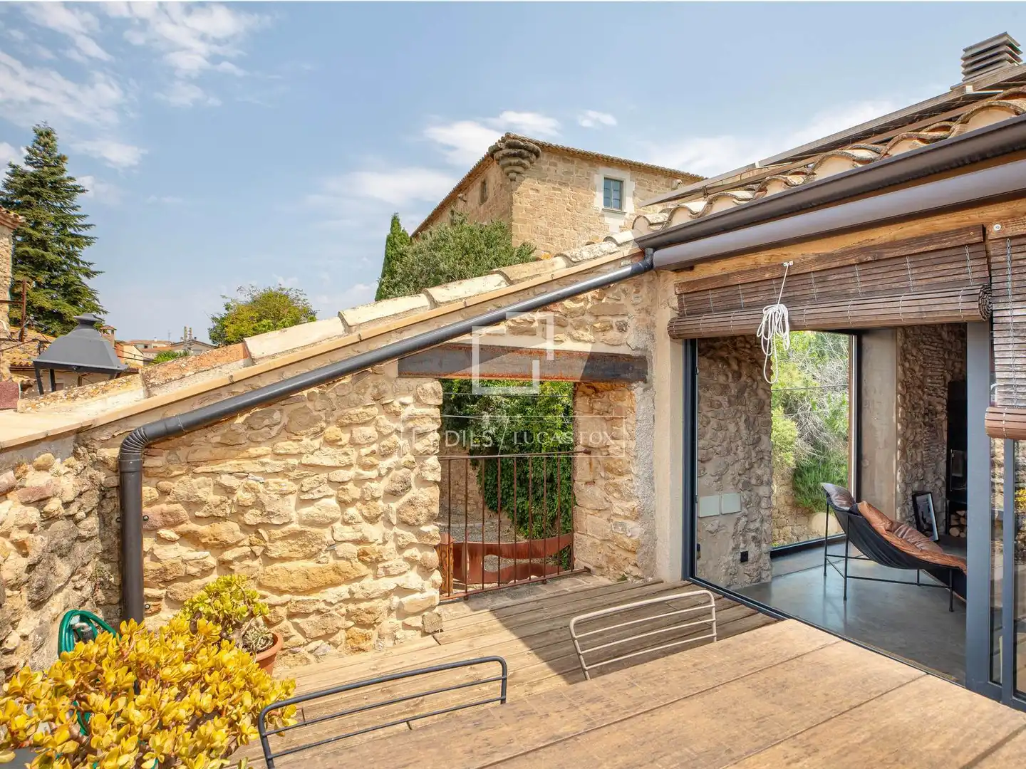 Terraza de Finca rústica en venta en Bàscara con Aire acondicionado y Terraza