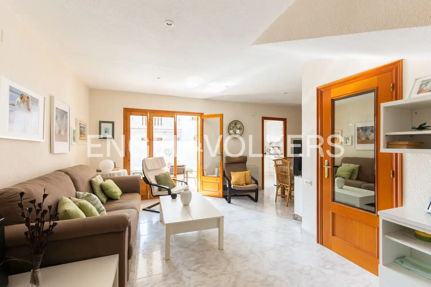 Sala d'estar de Casa adosada en venda en Oropesa del Mar / Orpesa amb Calefacció, Jardí privat i Terrassa