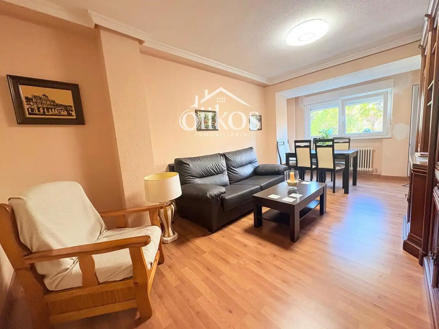 Wohnzimmer von Wohnung zum Verkauf in Salamanca mit Heizung, Parkett und Balkon