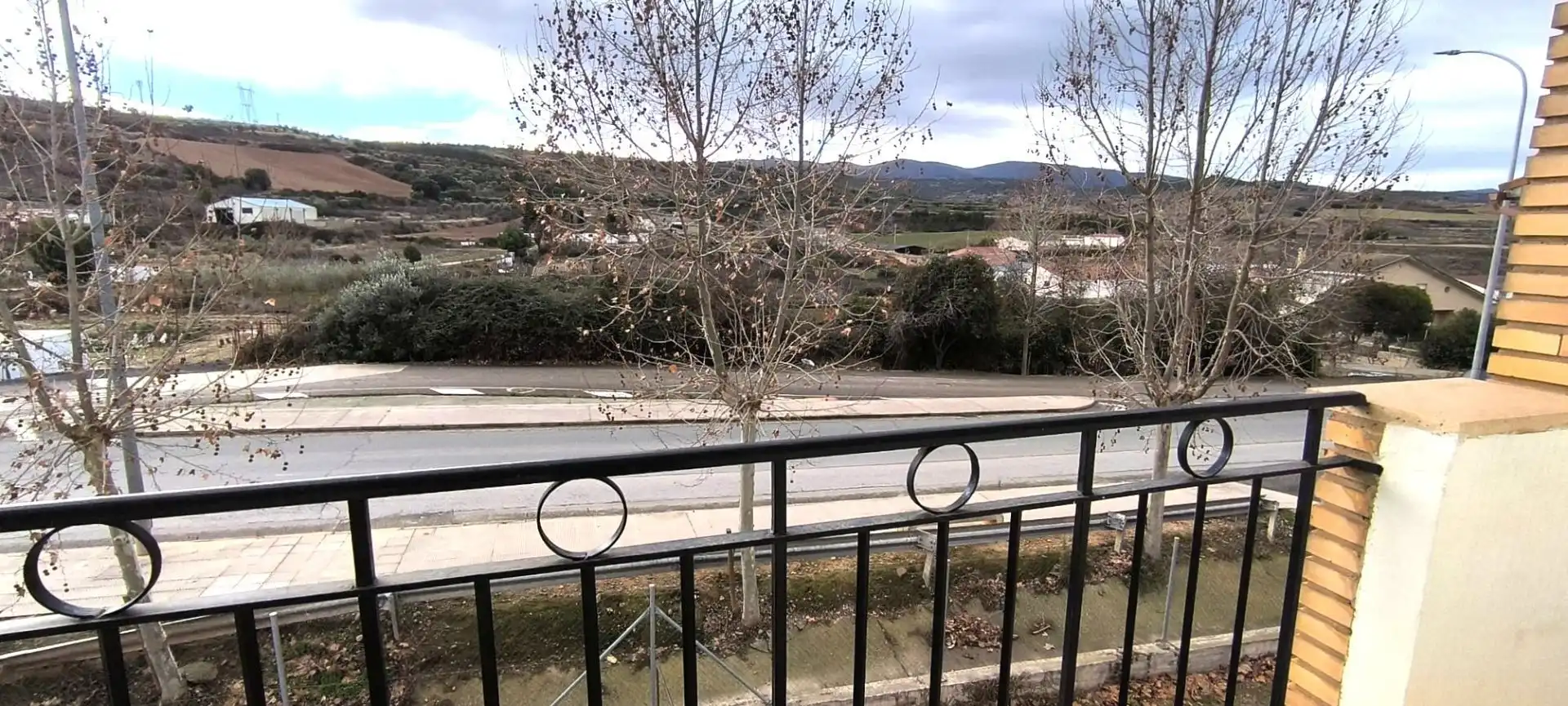 Vista exterior de Casa o chalet en venta en Ausejo con Calefacción, Jardín privado y Terraza